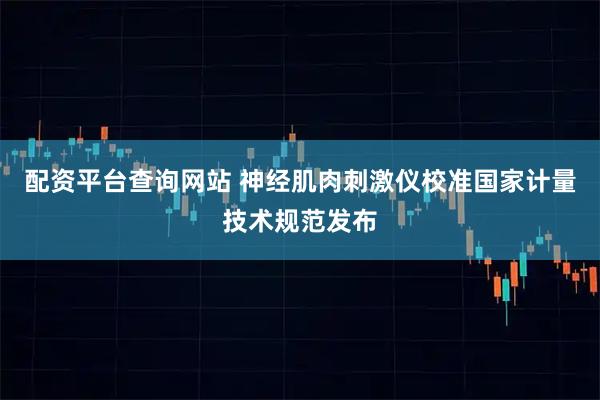 配资平台查询网站 神经肌肉刺激仪校准国家计量技术规范发布